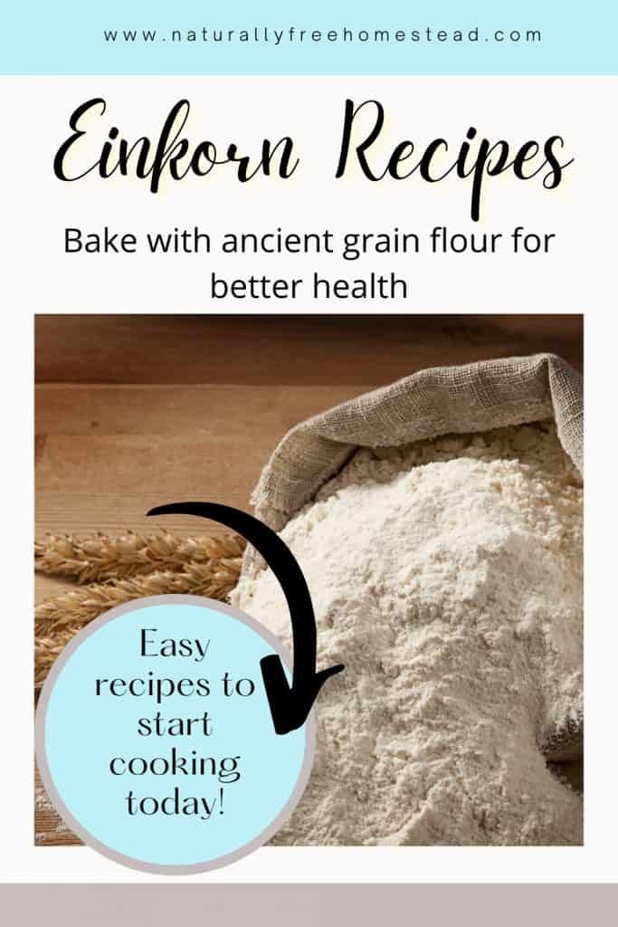 Bake with ancient grain einkorn flour recipes!